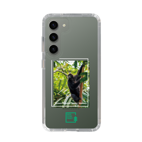 スリムプロテクションケース［ Green Future Project - Brown-headed Spider Monkey ］