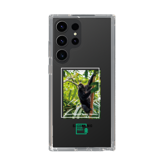 スリムプロテクションケース［ Green Future Project - Brown-headed Spider Monkey ］