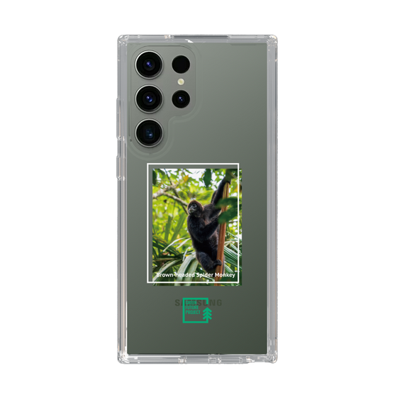 スリムプロテクションケース［ Green Future Project - Brown-headed Spider Monkey ］