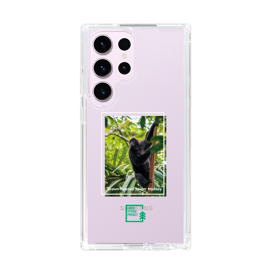 スリムプロテクションケース［ Green Future Project - Brown-headed Spider Monkey ］