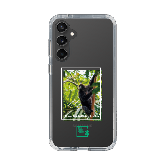 スリムプロテクションケース［ Green Future Project - Brown-headed Spider Monkey ］