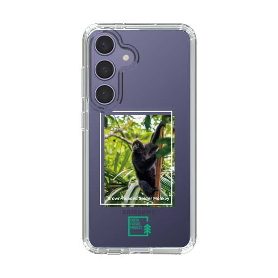 スリムプロテクションケース［ Green Future Project - Brown-headed Spider Monkey ］