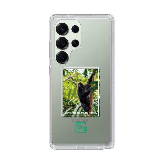 スリムプロテクションケース［ Green Future Project - Brown-headed Spider Monkey ］