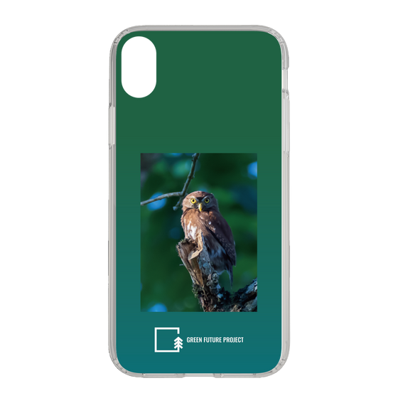 スリムプロテクションケース［ Green Future Project - Ferruginous Pygmy Owl ］