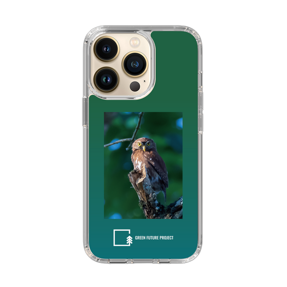 スリムプロテクションケース［ Green Future Project - Ferruginous Pygmy Owl ］