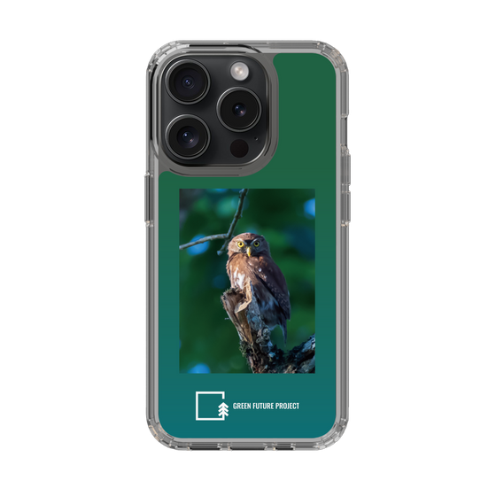 スリムプロテクションケース［ Green Future Project - Ferruginous Pygmy Owl ］