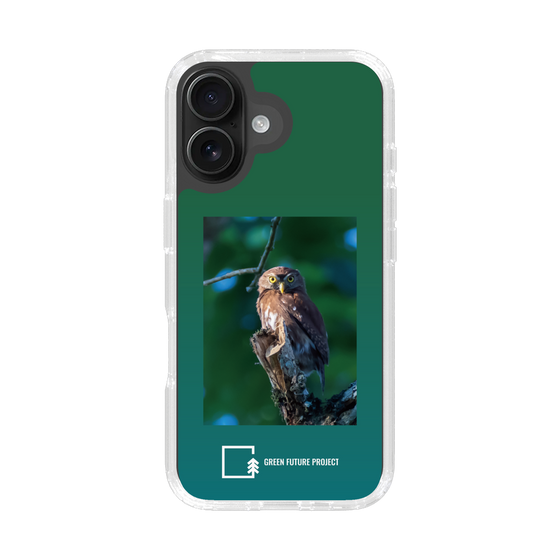 スリムプロテクションケース［ Green Future Project - Ferruginous Pygmy Owl ］
