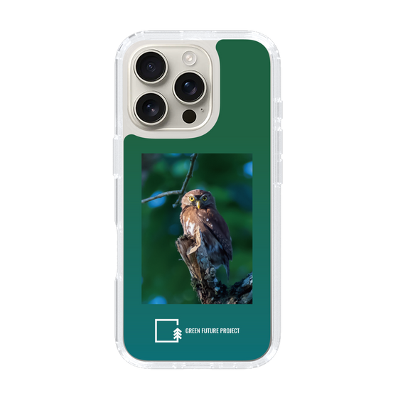 スリムプロテクションケース［ Green Future Project - Ferruginous Pygmy Owl ］