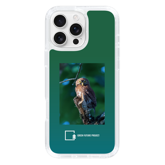 スリムプロテクションケース［ Green Future Project - Ferruginous Pygmy Owl ］