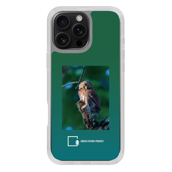 スリムプロテクションケース［ Green Future Project - Ferruginous Pygmy Owl ］