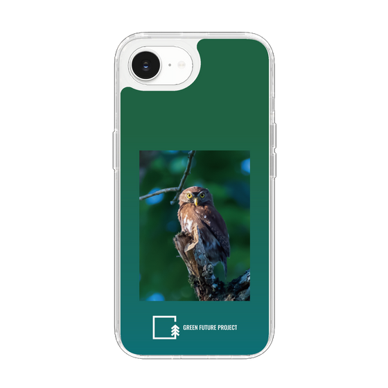 スリムプロテクションケース［ Green Future Project - Ferruginous Pygmy Owl ］
