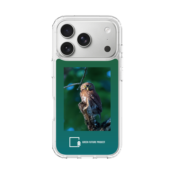 スリムプロテクションケース［ Green Future Project - Ferruginous Pygmy Owl ］