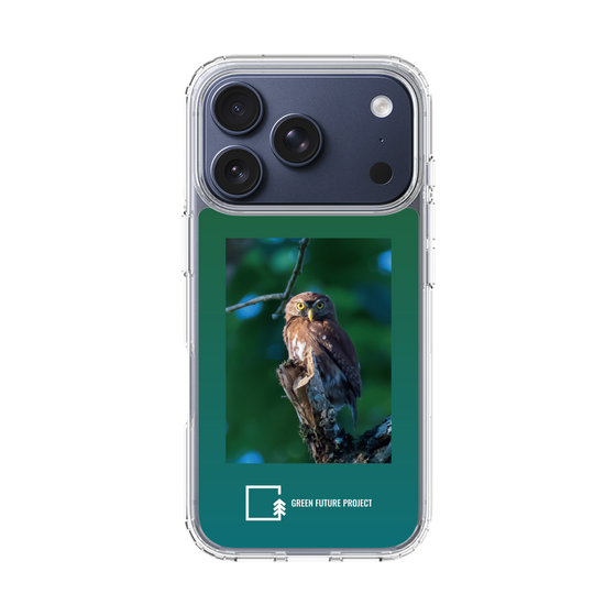スリムプロテクションケース［ Green Future Project - Ferruginous Pygmy Owl ］