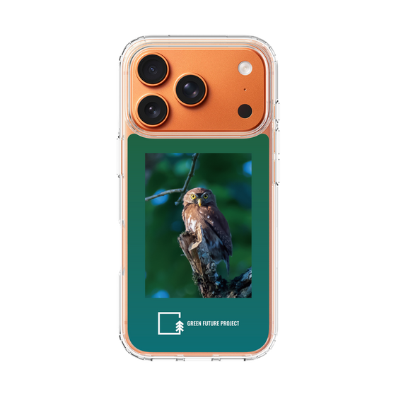 スリムプロテクションケース［ Green Future Project - Ferruginous Pygmy Owl ］
