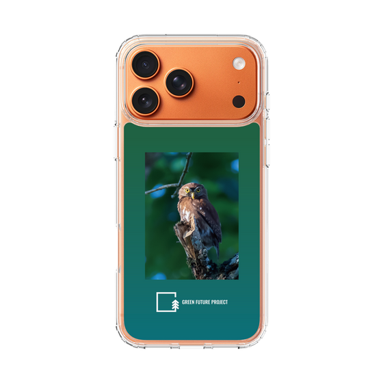 スリムプロテクションケース［ Green Future Project - Ferruginous Pygmy Owl ］