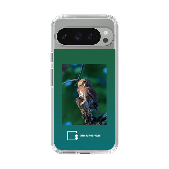 スリムプロテクションケース［ Green Future Project - Ferruginous Pygmy Owl ］