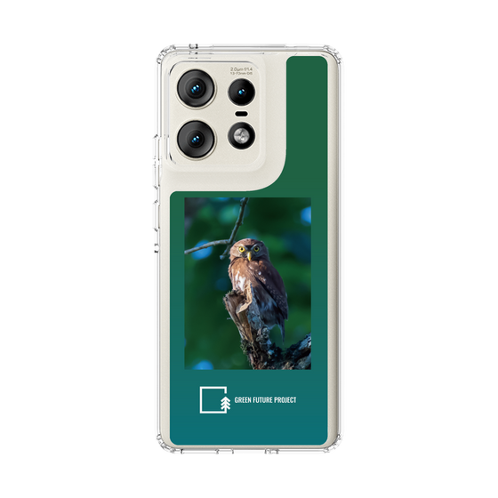 スリムプロテクションケース［ Green Future Project - Ferruginous Pygmy Owl ］