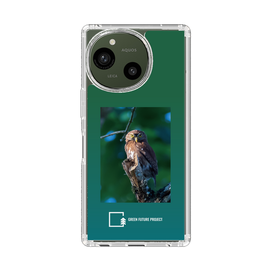 スリムプロテクションケース［ Green Future Project - Ferruginous Pygmy Owl ］