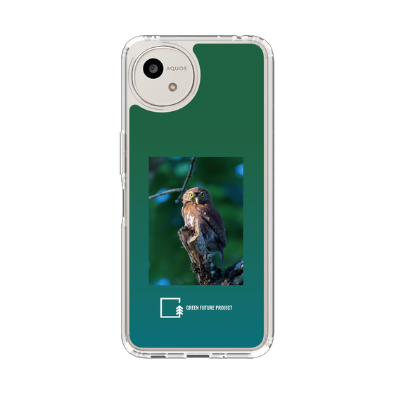 スリムプロテクションケース［ Green Future Project - Ferruginous Pygmy Owl ］