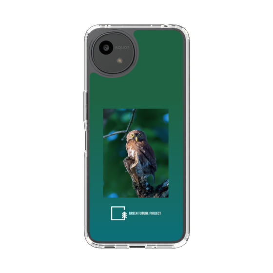 スリムプロテクションケース［ Green Future Project - Ferruginous Pygmy Owl ］