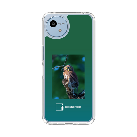 スリムプロテクションケース［ Green Future Project - Ferruginous Pygmy Owl ］