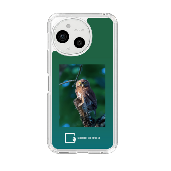 スリムプロテクションケース［ Green Future Project - Ferruginous Pygmy Owl ］