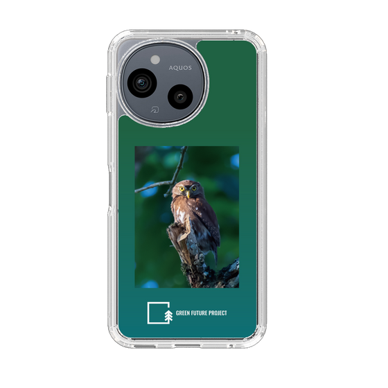 スリムプロテクションケース［ Green Future Project - Ferruginous Pygmy Owl ］