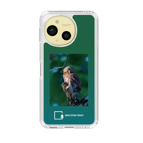 スリムプロテクションケース［ Green Future Project - Ferruginous Pygmy Owl ］