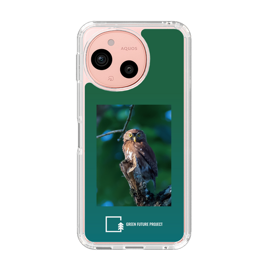 スリムプロテクションケース［ Green Future Project - Ferruginous Pygmy Owl ］