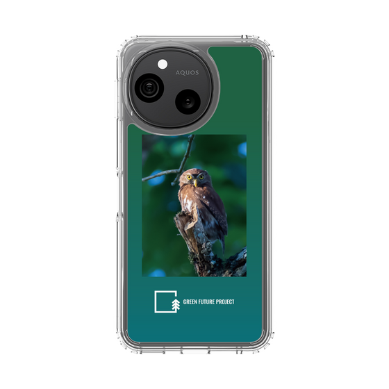 スリムプロテクションケース［ Green Future Project - Ferruginous Pygmy Owl ］