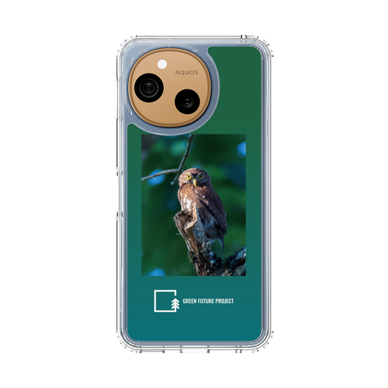 スリムプロテクションケース［ Green Future Project - Ferruginous Pygmy Owl ］