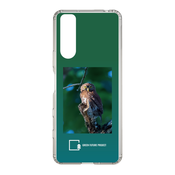 スリムプロテクションケース［ Green Future Project - Ferruginous Pygmy Owl ］