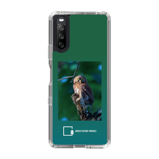 スリムプロテクションケース［ Green Future Project - Ferruginous Pygmy Owl ］