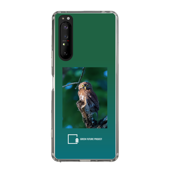 スリムプロテクションケース［ Green Future Project - Ferruginous Pygmy Owl ］