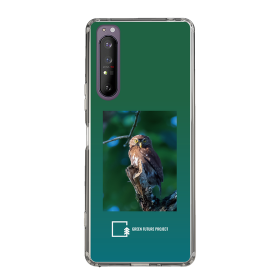 スリムプロテクションケース［ Green Future Project - Ferruginous Pygmy Owl ］