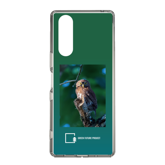 スリムプロテクションケース［ Green Future Project - Ferruginous Pygmy Owl ］