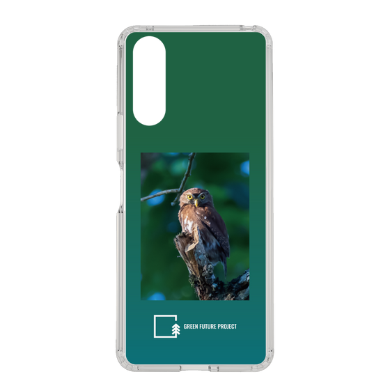 スリムプロテクションケース［ Green Future Project - Ferruginous Pygmy Owl ］