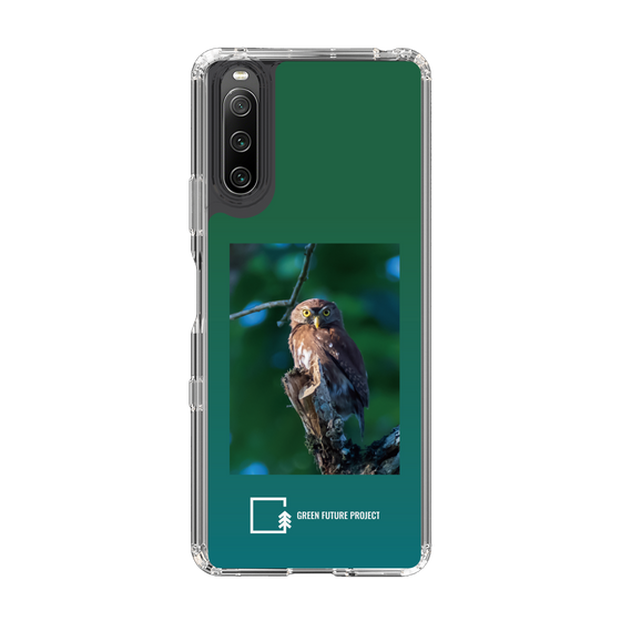 スリムプロテクションケース［ Green Future Project - Ferruginous Pygmy Owl ］