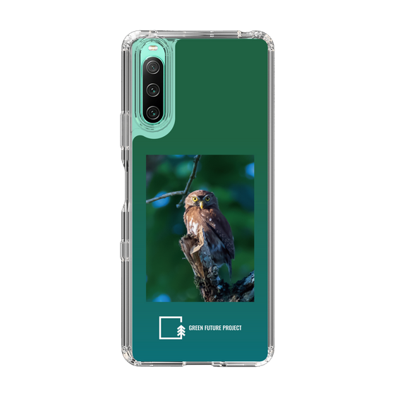 スリムプロテクションケース［ Green Future Project - Ferruginous Pygmy Owl ］