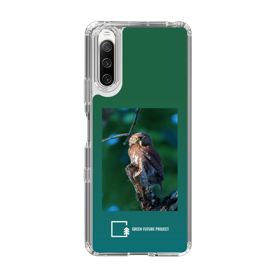 スリムプロテクションケース［ Green Future Project - Ferruginous Pygmy Owl ］