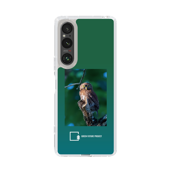 スリムプロテクションケース［ Green Future Project - Ferruginous Pygmy Owl ］