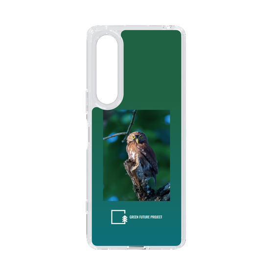 スリムプロテクションケース［ Green Future Project - Ferruginous Pygmy Owl ］