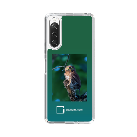 スリムプロテクションケース［ Green Future Project - Ferruginous Pygmy Owl ］