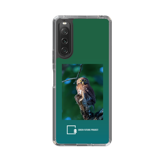 スリムプロテクションケース［ Green Future Project - Ferruginous Pygmy Owl ］