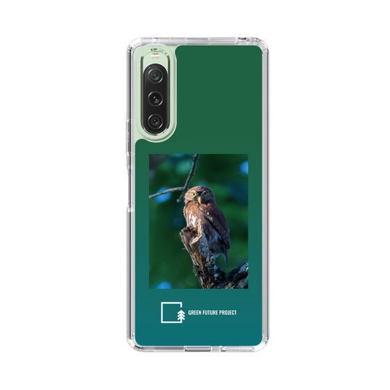 スリムプロテクションケース［ Green Future Project - Ferruginous Pygmy Owl ］