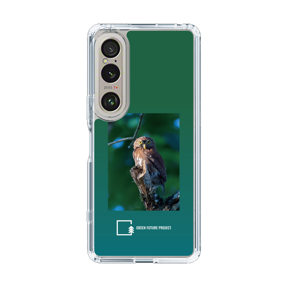 スリムプロテクションケース［ Green Future Project - Ferruginous Pygmy Owl ］
