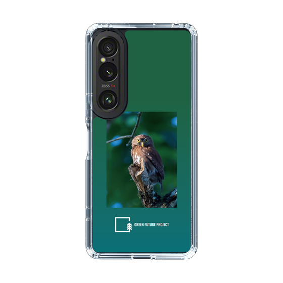 スリムプロテクションケース［ Green Future Project - Ferruginous Pygmy Owl ］