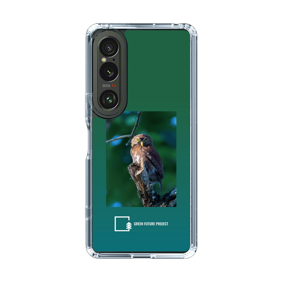 スリムプロテクションケース［ Green Future Project - Ferruginous Pygmy Owl ］