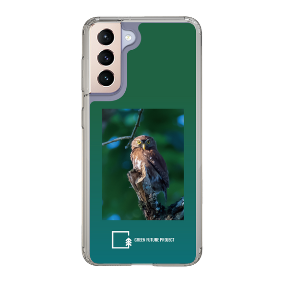 スリムプロテクションケース［ Green Future Project - Ferruginous Pygmy Owl ］