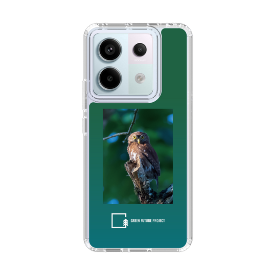 スリムプロテクションケース［ Green Future Project - Ferruginous Pygmy Owl ］